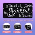 thumbnail image 2 of Smoaffly Grateful Thankful Blessed License Plate Decorative Car Front License Plates Cover, Vanity Tag, Metal Car Plate, Aluminum Novelty License Plate New Car Gift for Men/Women,6 X 12 Inch, 2 of 5