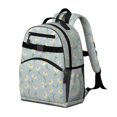 thumbnail image 2 of Daisy Pioneer Flower Blue Pattern Cute School Backpack Bag for School with Padded Back and Adjustable Shoulder Straps 15.25"x11.5"x5.25", 2 of 5