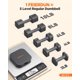 thumbnail image 3 of FEIERDUN Set de Mancuernas Ajustables 5 en 1, Juego de 2, 20 LBS/10 LBS para Mujeres, Mancuernas Dobles Estables con Ajuste Rápido para Gimnasio en Casa y Exterior, 3 of 9