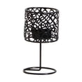 thumbnail image 2 of Portavelas Portavelas Mesa de comedor Candelabro creativo Portavelas de té Candelabro de metal para inauguración de la casa, año Nuevo, Decoración del Negro BLESIY candelero, 2 of 8