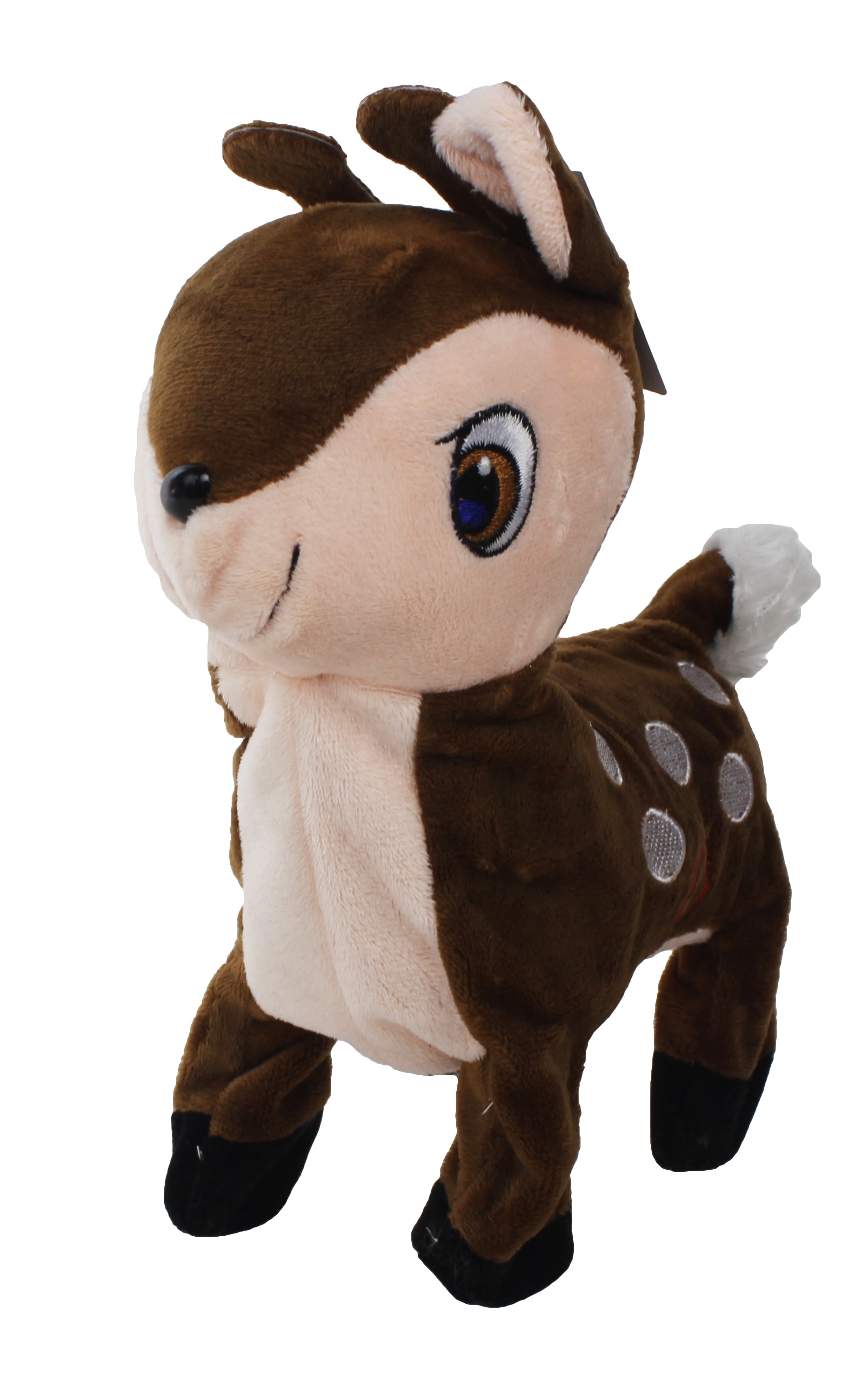 Deer Interactive Plush Toy. It Plays Walks and Shakes, It Plays a Song