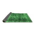 thumbnail image 2 of Ahgly Company Indoor Square Oriental Green Industrial Area Rugs, 4' Square, 2 of 4