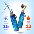thumbnail image 2 of 29oz Insulated Water Bottle with Tea Infuser, Stainless Steel Travel Mug, Ice Frozen Print, 2 of 6