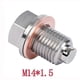 thumbnail image 5 of Magnetic Oil Drain Plug M14X1.5 - Neodymium Magnet Stainless Steel Bolt - with 5Coopers Washer - Heavy Duty Oil Plug, 5 of 5