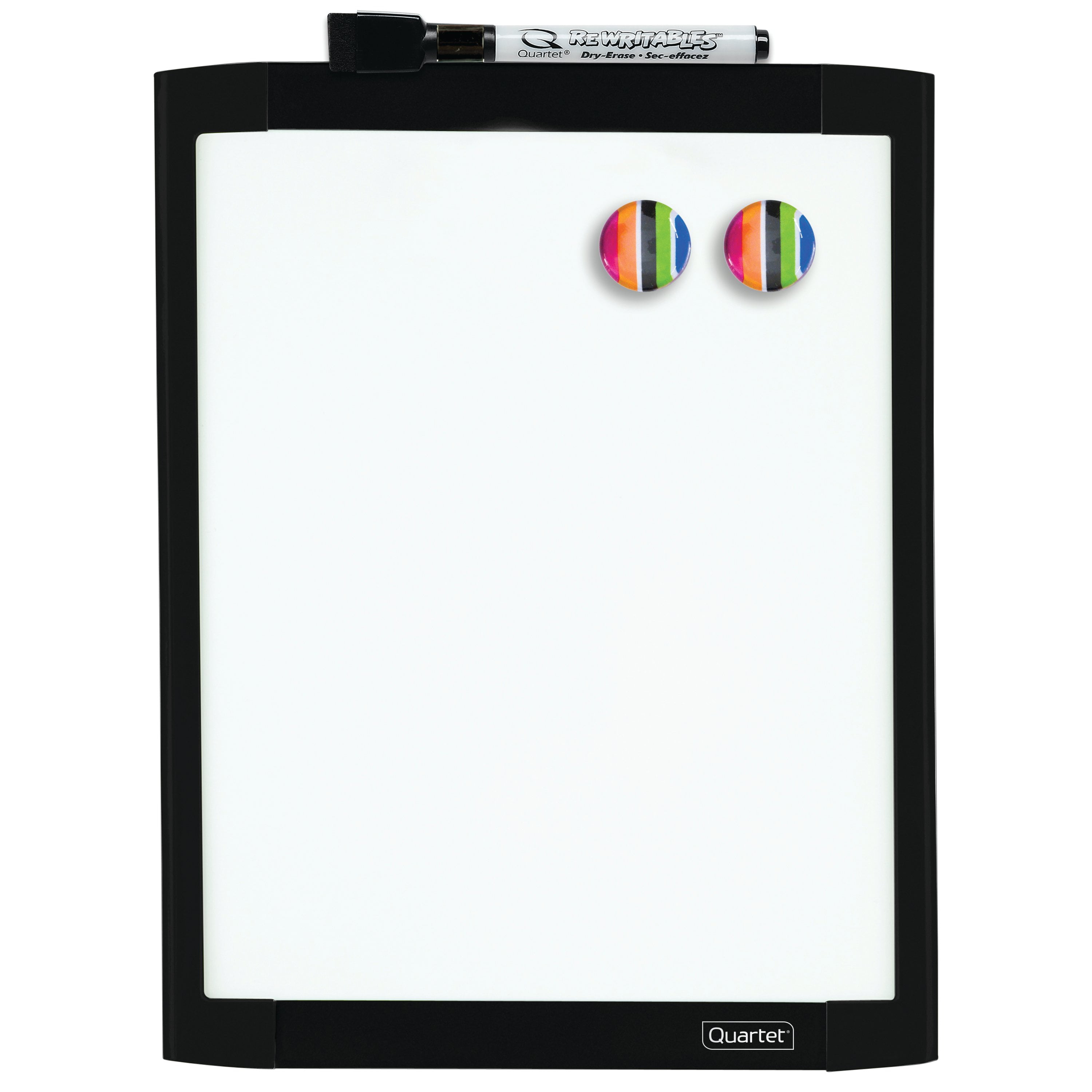 Quartet DryErase Board, 8 1/2" x 11", Black Frame