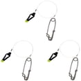 thumbnail image 1 of Clips de Libération de Ligne Downrigger 18 Pouces avec Clips de Libération de Poids pour Planche à Raboter Downrigger Pêche à la Traîne en Mer Poisson 3 Pcs 1013, 1 of 6
