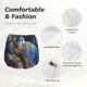 thumbnail image 4 of Balery Rainbow Astronaut Space Landscape Pantalones cortos deportivos para mujer con forro y dos bolsillos, elásticos, para entrenamiento, gimnasio, yoga-Large, 4 of 7