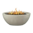 thumbnail image 2 of Dustyview 42 Inch Round GFRC Natural Gas Fire Bowl in Fog by BBQGuys Signature, 2 of 2