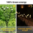 thumbnail image 2 of Solar Garden Lights,6LED New Upgraded 2 Modes Solar Firefly Lights Outdoor Weatherproof Swaying for Landscape Path Pathway Courtyard Terrace Lawn Sidewalk(Warm White), 2 of 7
