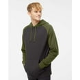 thumbnail image 2 of Independent Trading Co. Men's Raglan Hooded Pullover, 2 of 5