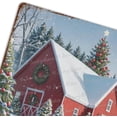 thumbnail image 6 of Christmas Metal Tin Sign Red Cabin Christmas Home Decor for Party Farmhouse Man Cave Coffee Tin Bar Sign, Rustic Farmhouse Wall Art, Garage Sign, Yard Sign 12x16 inches, 6 of 8