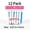 Big-0.87 in, variant on No Heat Spiral Hair Rollers, 3 Sizes for Long & Short Hair, Cold Wave Curling Rods 12 Pack