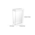 thumbnail image 3 of JingChun Airtight Food Storage Containers with Lids, Plastic Kitchen and Pantry Organization Canisters for Cereal, Dry Food, Flour and Sugar, BPA Free, 3 of 7