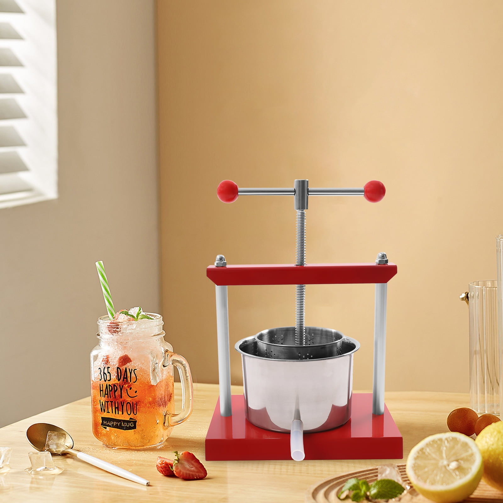 Buy Miumaeov Cheese Tincture Herb Fruit Wine Manual Press, Stainless Buy Miumaeov Cheese Tincture Herb Fruit Wine Manual Press, Stainless