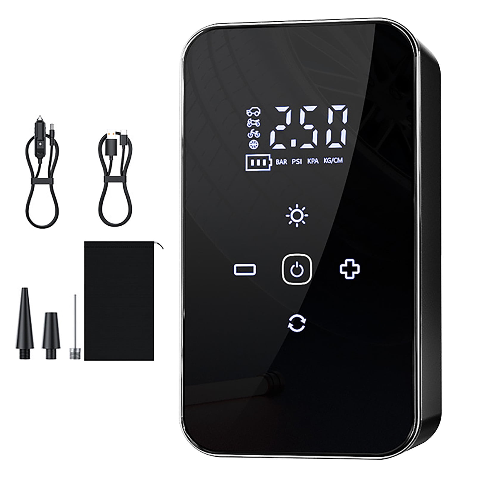 Clearance Items! Car Wireless Air Pump, Multi-Function Tire Inflator, Portable Air Compressor, Rechargeable Car Tire Pump, Wireless Inflator for Tires and Balls Sales Today Clearance!