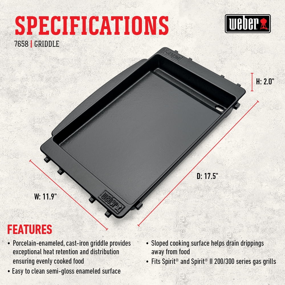 Weber Spirit II Griddle