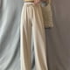 thumbnail image 2 of Pantalones De Pierna Recta,Pantalones De Pierna Ancha para Mujer Pantalones Casuales Sueltos Pantalones Largos Integración Sin Costuras, 2 of 2