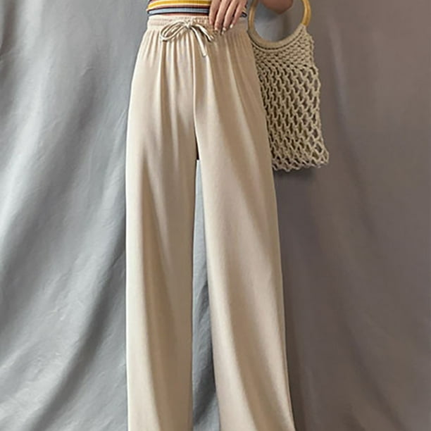 Pantalones largos, pantalones de pierna ancha para mujer, pantalones de pierna ancha, pantalones largos, máxima comodidad