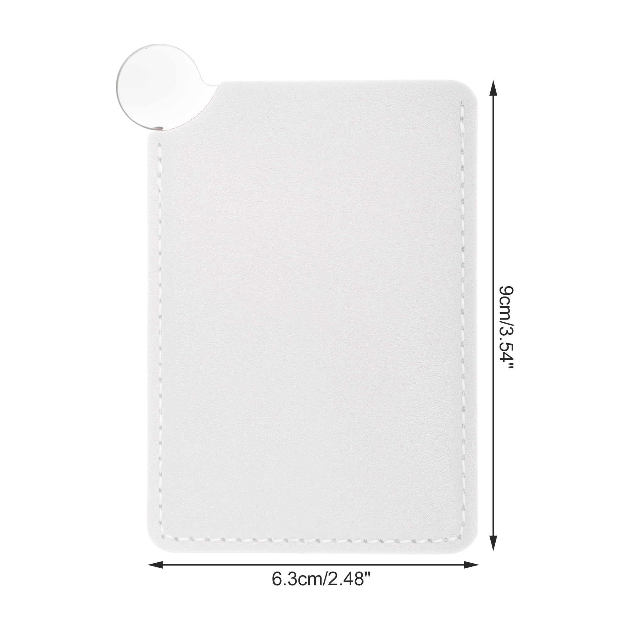 Unique Bargains 1 Pc Convenient Makeup Mirror White