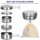 thumbnail image 3 of unbranded 8Ud De Cocina Portátil Con Mango Plegable Para Acampar Ideal Para Cocinas Eléctricas Y A Gas, 3 of 8