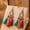 Multicolor, variant on Trendy Bohemian Geometric Tassel Earrings Stone Beads Boho Earrings