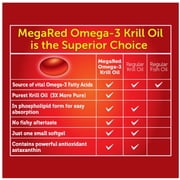 MegaRed Dietary Supplement Extra Strength 500mg Omega-3 Krill Oil, 40ct