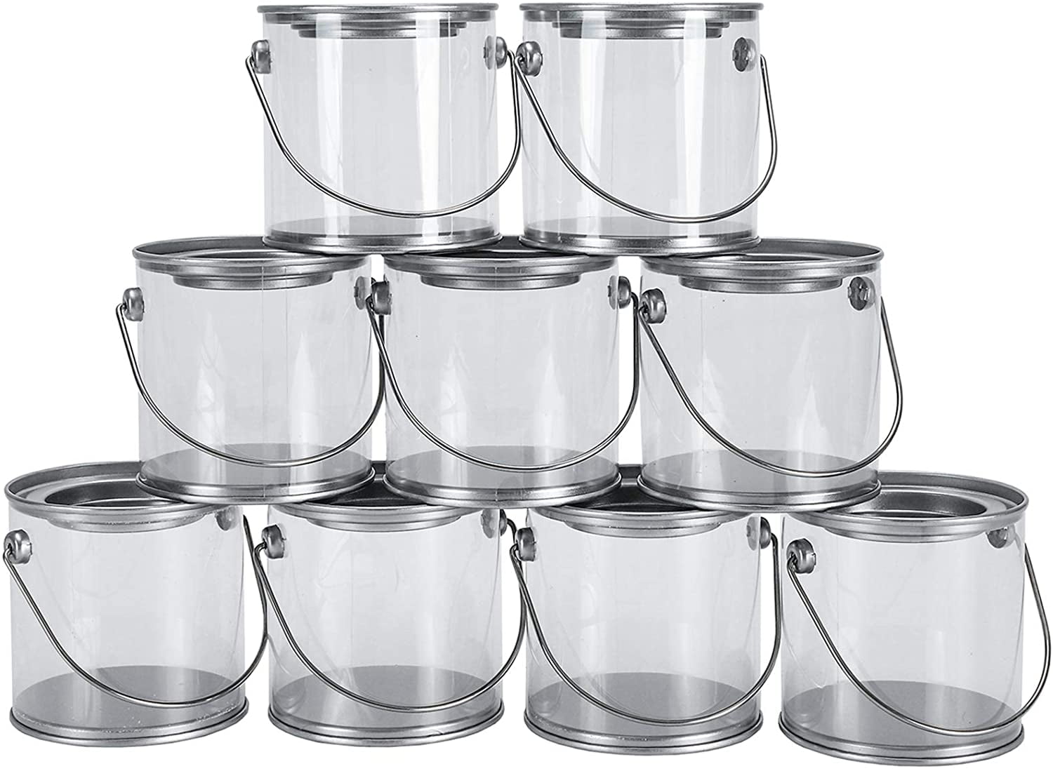 9-pack-mini-clear-plastic-paint-cans-3-inch-tall-crafts-and-party