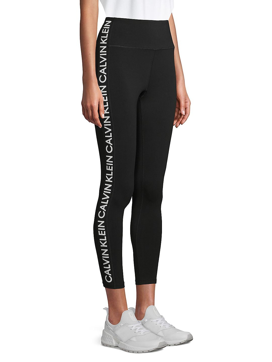 Calvin Klein Performance Women s Logo High Waist Leggings Black