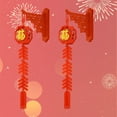 thumbnail image 4 of Abbraccia 2 Pieces Chinese New Year Hanging Decorations 2024 Characters Door Sign for Holiday Bedroom Lunar Year Celebration D, 4 of 7