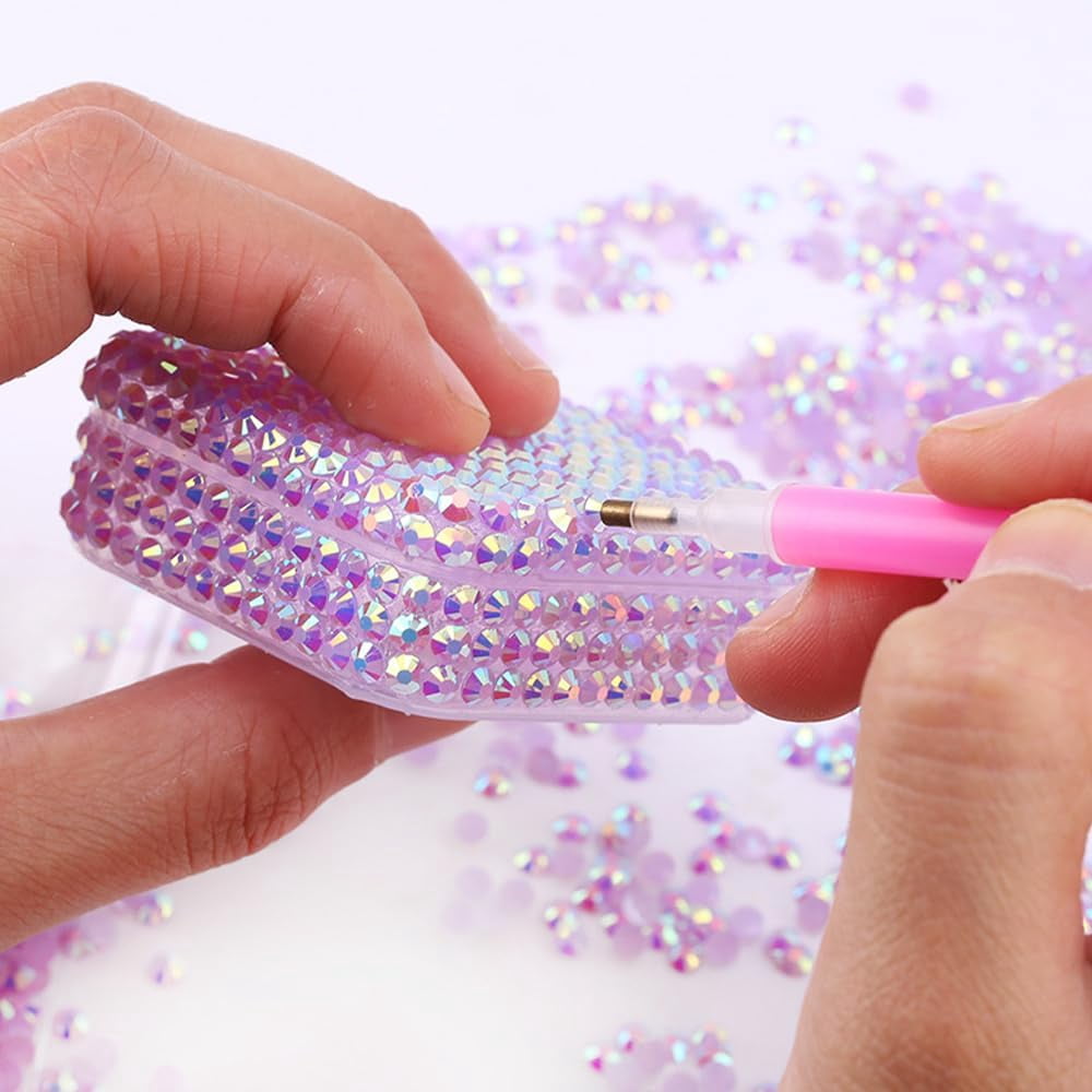 40 Colors Resin Jelly Rhinestones, 32000pcs Colorful DIY Resin Rhinestone Kit with Tools, Resin Jelly Rhinestones for Bedazzling Clothes, Shoes & Nails