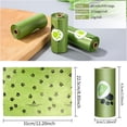 thumbnail image 4 of QUETOi 10 rollos de bolsas para excrementos de perro, bolsa impermeable para excrementos de perro, bolsa de basura para perros, 4 of 5