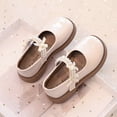 thumbnail image 6 of YunPes Girls Mary Jane Shoes Platform Non-Slip Pearl Bowknot Ankle Strap Dress Shoes School Uniform Shoes for Toddler/Little/Big Kids, 6 of 8