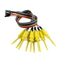 thumbnail image 4 of 10 sondas de analizador lógico con 10 canales de clips de gancho para depuración de circuito eléctrico Amarillo shamjiam Línea de enlace de prueba de Analizador lógico, 4 of 4