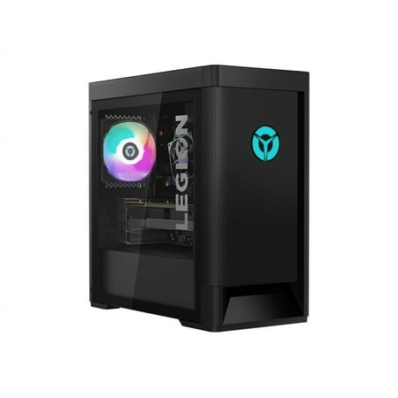 Lenovo - Legion Tower 5 AMD Gaming Desktop - AMD Ryzen 7-5700G - 16GB RAM - NVIDIA GeForce GTX 1660 Super - 256GB SSD + 1TB HDD - Raven Black