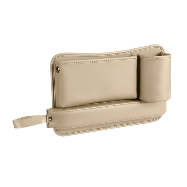 FLhrweasw Bolsillo Almacenamiento Control Central Con Portavasos Partes Interiores Del Automóvil (Beige B)