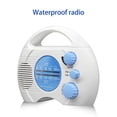 thumbnail image 4 of Ducha Radio Cobertura Multibanda Baño Altavoz Fm Fácil De Usar Baño Mini Radio Impermeable Ducha Eléctrica Radio Práctico Para El Hogar Noticed HA016586-00, 4 of 7
