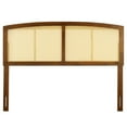 thumbnail image 2 of Halcyon Cane Full Headboard Walnut, 2 of 6