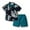 B001, variant on FLMEI Boys Beach Style 2 Piece Outfits Hawaiian Short Sleeve Button down Flower Shirt and Shorts Summer Holiday Set 6M-6Y