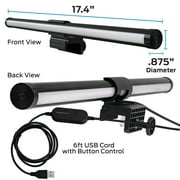 Monster LED Duo Monitor Light Bars with Smart Color Control & Razer Chroma Integration, for Christmas, Halloween, Party, Gameday and More