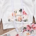 thumbnail image 5 of Jxzom Baby Beautiful Floral Long-sleeve Hoodie Pants and Headband Set, 5 of 6