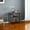 Rustic Brown & Black, variant on LEDREM 40-Inch Industrial Console Table, 3-Tier Entryway Table with 2 Mesh Shelves, Narrow Sofa Table for Hallway, Greige & Black