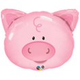 thumbnail image 1 of 30 in. Playful Pig Helium Shape Party Balloon, 1 of 1