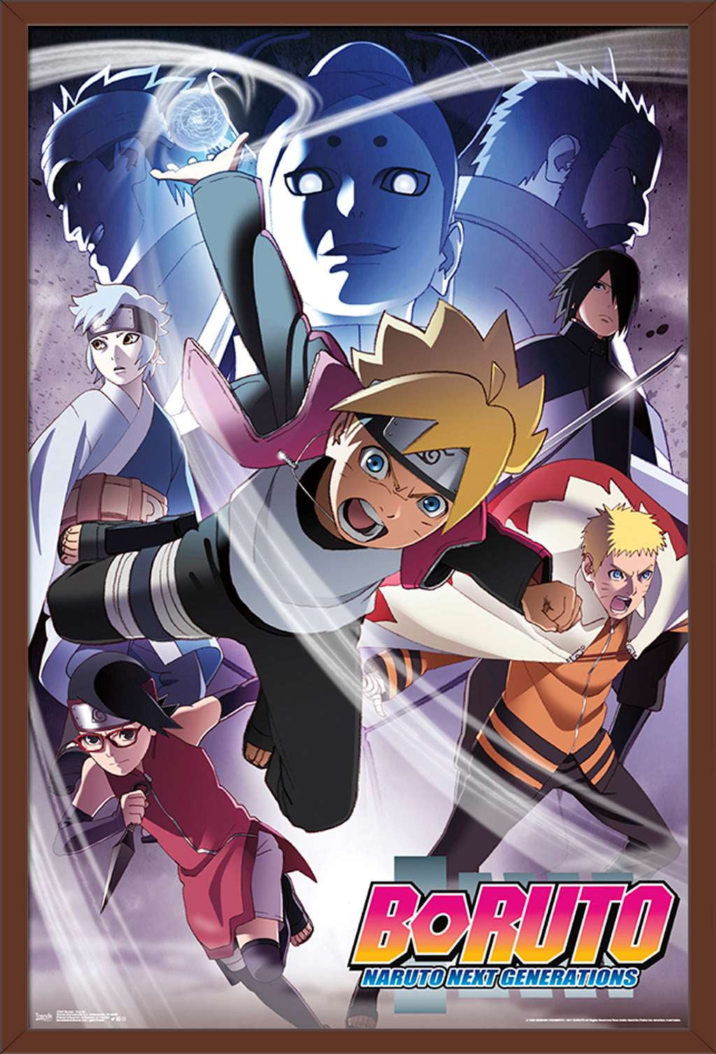 Boruto Naruto Next Generations 9 Boruto: Naruto Next Generations - Key Art Wall Poster, 22.375" x 34