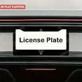 thumbnail image 5 of 1PC Black Abstract Pattern Car License Plate Frames with Mounting Hardware 6.3x12.2inch(16x31cm), 5 of 8