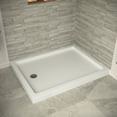 thumbnail image 5 of Streamline NT-252-48WH-LF 48 in. x 36 in. Corner Acrylic Shower Base in Glossy White with Left Hand Drain, ABS Drain Included, 5 of 15