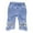 White, variant on Girls Jeans Baby Girls Capri Denim Pants Toddler Kids Soft Elastic Waist Stretch Denim Jeans for Everyday Wear