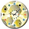 thumbnail image 1 of Designart 'rétro Hexagonale Modèle Xi Milieu du Siècle Moderne Horloge Murale, 1 of 4