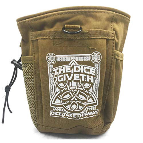 Dice Giveth & Dice Taketh Away Deluxe DND Dice Bag D20 Collective