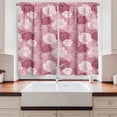 thumbnail image 2 of Ambesonne Rose Flowers Kitchen Curtains, Romantic Petal Motif, 55"x45", Dried Rose Pale Rose, 2 of 3