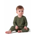 thumbnail image 3 of Modern Moments by Gerber Baby Boy Waffle Long Sleeve Romper, Sizes 0/3-24 Months, 3 of 8